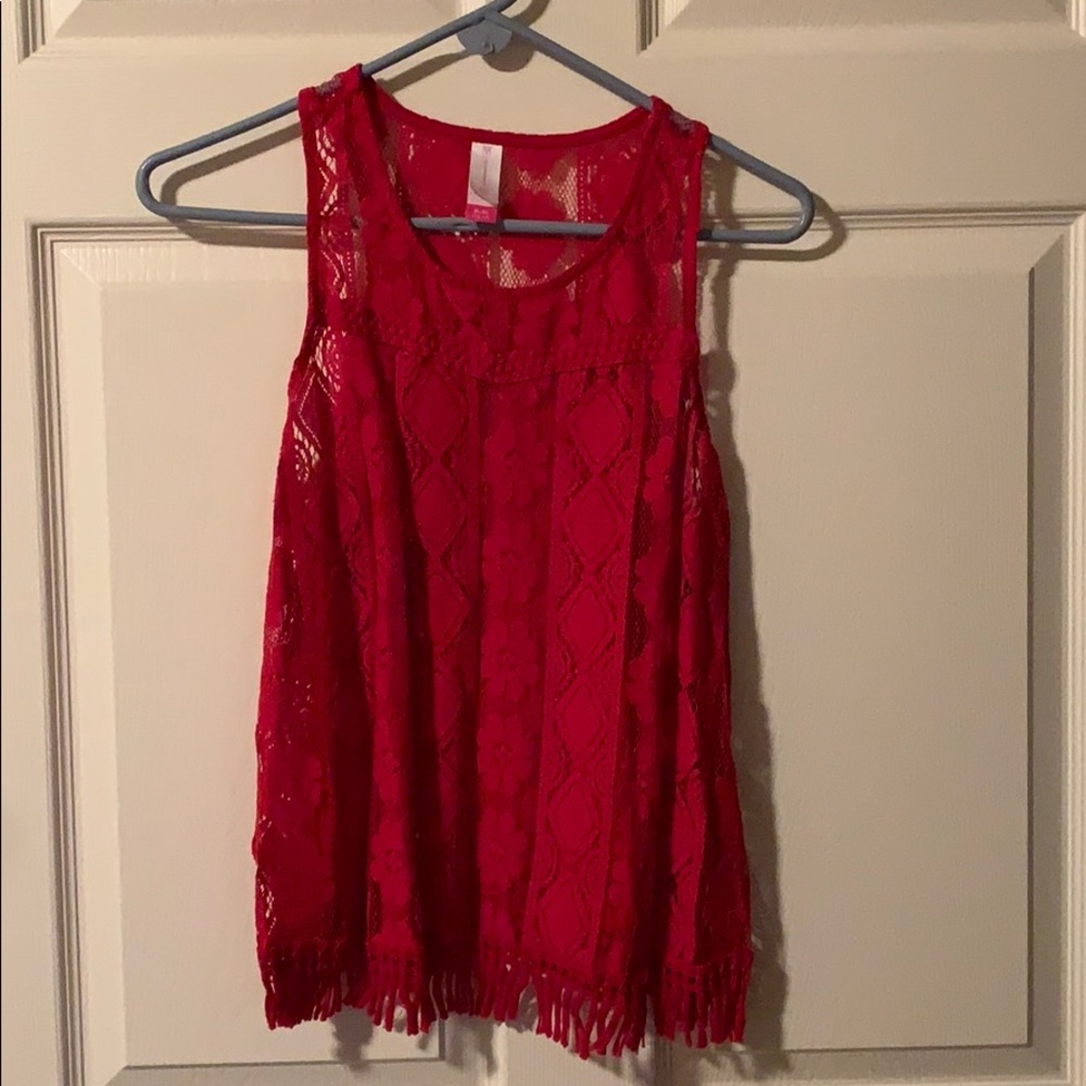 Lace dress shirt